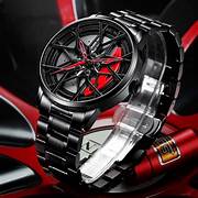 Black Car Wheels Watch