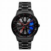 Blue Car Spinning Rim Watch